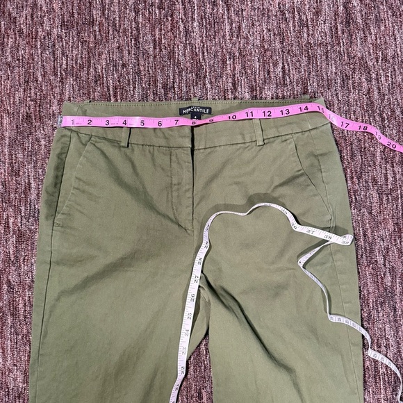 J Crew Mercantile Green Straight Leg Chino Pants size 4 - Picture 4 of 7